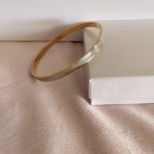 JCrew Grey and Gold Bangle